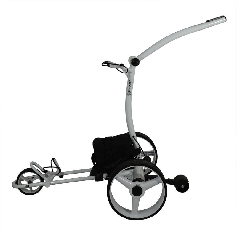 NovaCaddy Remote Control Electric Golf Trolley Cart, X9R, White, 36