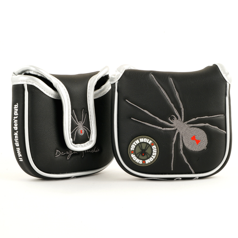 Black Widow Spider Mallet Putter Head Cover for TaylorMade Ghost Spider