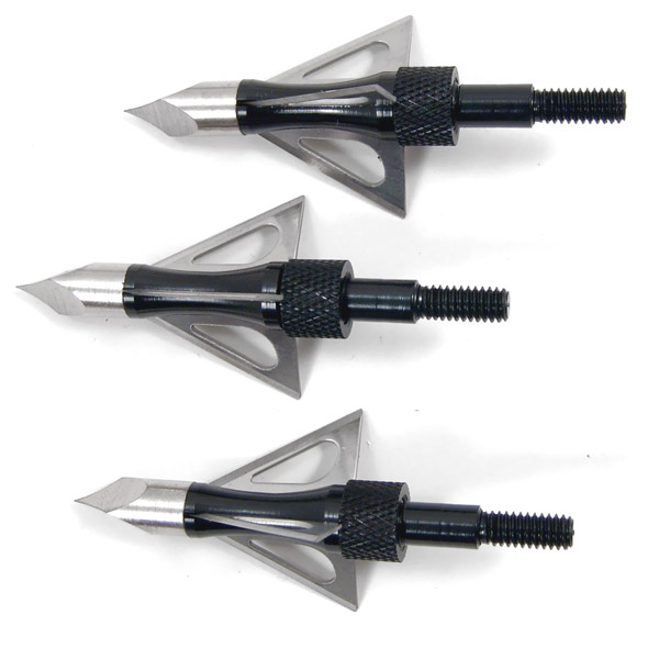 3PK New The Peak 100 Grain 3Blade FixedBlade Broadheads, Fortuna MK2